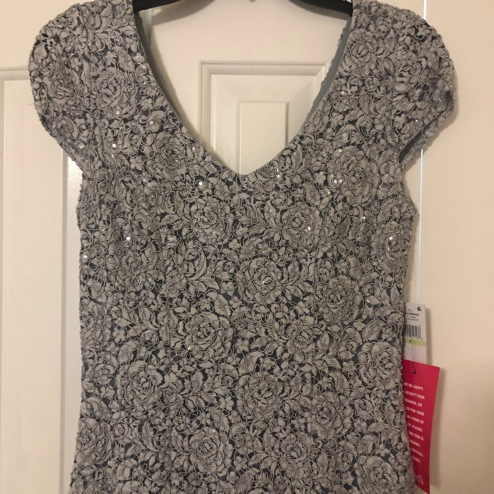 Alex Evening NEW W TAGS POWDER BLUE LONG DRESS